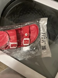 H2K Women's Lightweight Comfort Soft Slides EVA Adjustable Double Buckle - Picture 1 of 4