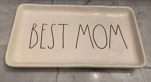 Rae Dunn “Best Mom” Trinket Tray 9” X 5” NEW Artisan Collection - Picture 1 of 2