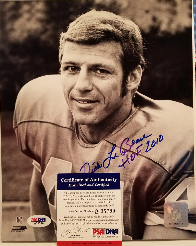 Coach-Dick LeBeau Signed 8x10 Photo /Steelers/Titans PSA/DNA COA - Image 1 of 4