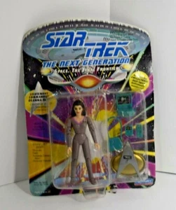 Star Trek Lt. Commander Deanna Troi Action Figure Collectible 1992 Playmates - Picture 1 of 8