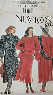 Simplicity Ladies Drop Waist Dress Sewing Pattern New Size 8-18 Envelope Damage - Image 1 of 4
