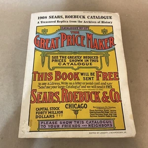1908 Sears, Roebuck Catalog No.117 Vintage Replica 1969 - Picture 1 of 12