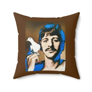 The Psychedelic Beatles mit Ringo Starr - quadratisches Kissen - 4 Größen - Bild 1 von 13