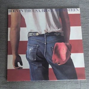 Bruce Springsteen Born In the USA Vinyl LP UK (1984) Inner + Lyric *PLAY Tested* - Picture 1 of 9
