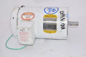 BALDOR Industrial Motor VWDM3558T 3 Phase 2HP 208-230/460V 6.5-6.2/3.1 Amps 1725 - Picture 1 of 6