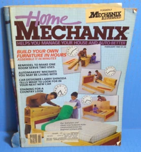 Februar 1985 Home Mechanix Magazin hilft Ihnen, Ihr Haus und Auto zu verwalten - Bild 1 von 1