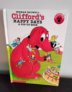 CLIFFORD'S HAPPY DAYS: A Pop-Up Book By Norman Bridwell - 1990 - Vintage - Picture 1 of 2