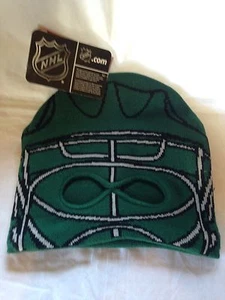 Minnesota Wild NUEVO OSFM Mascarilla Tejido Sombrero Reebok. Fanático de hockey de la NHL cálido invierno nuevo con etiquetas - Imagen 1 de 1