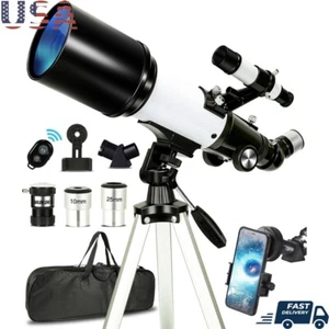 Telescopio astronómico portátil de alta potencia observación de estrellas con adaptador de teléfono inteligente nuevo - Imagen 1 de 8