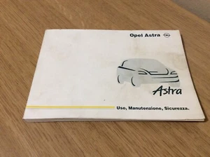 Libretto Istruzioni Opel Astra Uso Manutenzione Sicurezza Manuale Anno 1998 - Foto 1 di 11