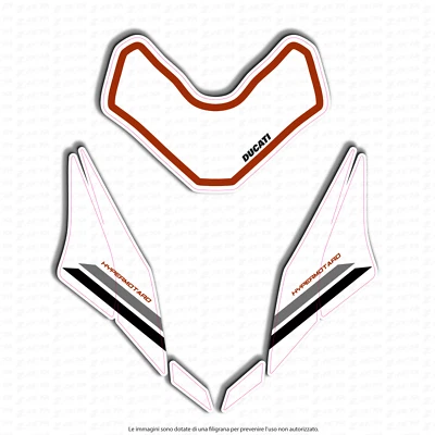 Kit de pegatinas pico para Ducati Hypermotard 950 Foto 1 de 2