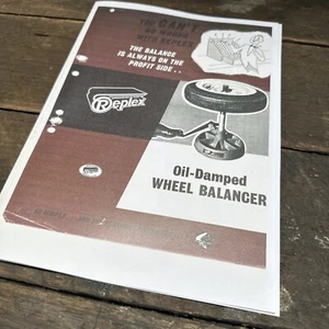 Replex Oil-Damped Wheel Balancer Repro Brochure - Picture 1 of 4