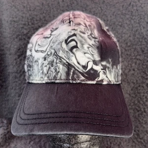 Gorra de béisbol Diesel para hombre ajustable gris negra tigre trippy gorra de diseñador - Imagen 1 de 8