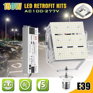 150W LED Retrofit Kits Light Commercial Shoebox Replacement Pole Lamp AC100-277V - Picture 1 of 9