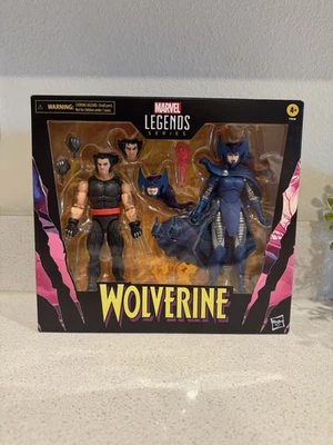 Figura de acción Wolverine & Psylocke Marvel Legends Series 50 aniversario paquete de 2 Foto 1 de 4