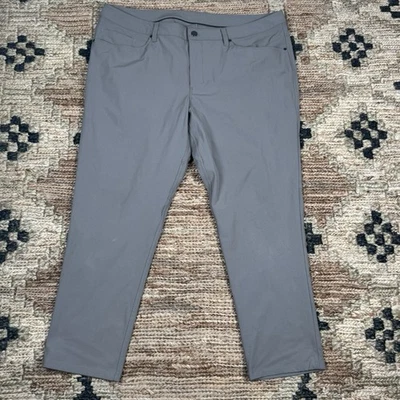 Pantalones Lululemon Para Hombre Marrón Claro Bronceado Oficina Informal Ropa Inteligente Elastizados Talla 42x38 Foto 1 de 4