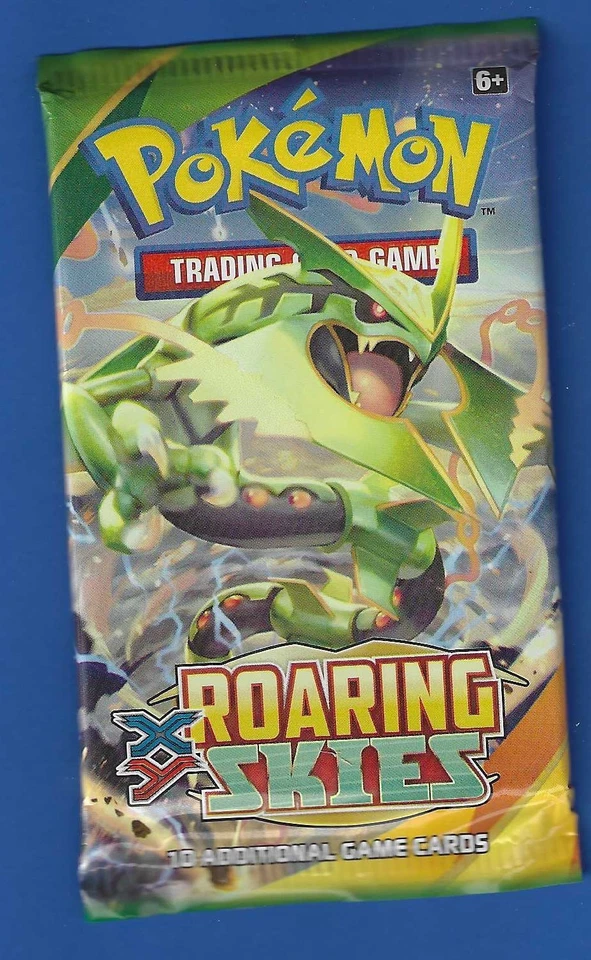 Pokemon "Roaring Skies" 10-Card Sealed Booster Pack (Rayquaza)  X1 - Image 1 of 1
