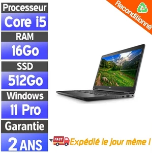 ☑️⭐☑️Dell Precision 3530 - Core i5-8400H - SSD 512 - Ram 16 Go - Win 11☑️⭐☑️ - Afbeelding 1 van 6