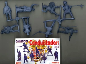 Chintoys 1/32 CONQUISTADORS Set #2 Figure Set - Picture 1 of 2