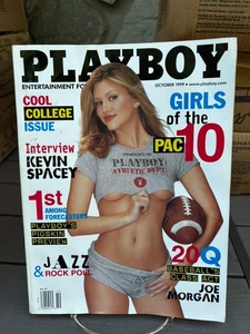 Used Vintage Playboy Magazine 1999 October Girls of the PAC 10 - Imagen 1 de 1