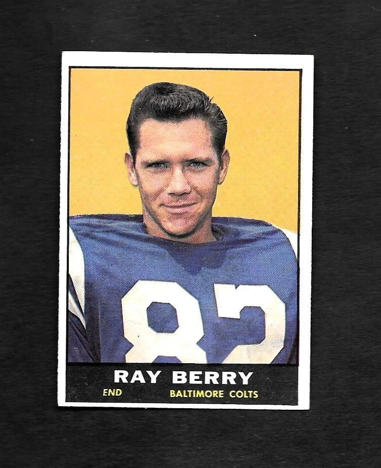 1961 TOPPS #4 RAY RAYMOND BERRY - BORDERLINE MINT - 3.99 MAX SHIP COST - Image 1 of 1