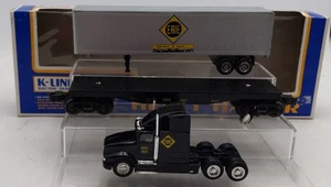 K-Line 6669 O Erie Class Tractor Trailer EX/Box - Picture 1 of 7