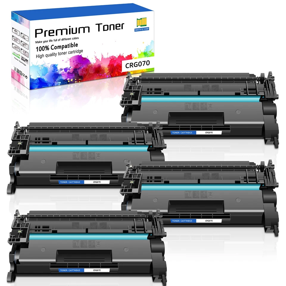 4PK CRG070 Toner for Canon MF461dw MF462dw MF463dw MF465dw MF467dw - New Chip - Image 1 of 4