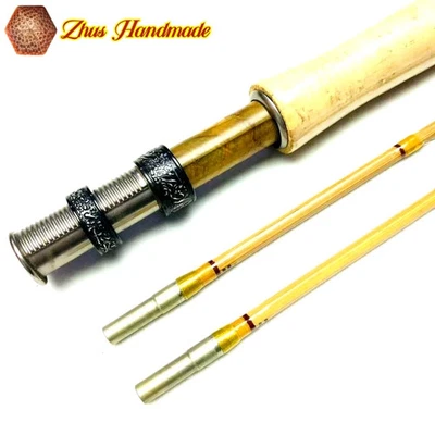 Cattanach 6632 6' 6"~3 wt/Handmade Vintage Bamboo Fly Rods/Fly Fishing Rods - Image 1 of 4