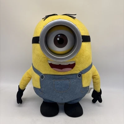 ¡Juguetes de peluche Thinkway Despicable Me 2 Minions Talking Light Up Stuart Jumbo 16"! Foto 1 de 4