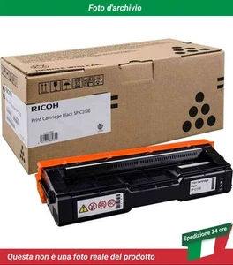 407638 Ricoh AFICIO SP C311N Cartuccia del Toner Nero - Photo 1/4