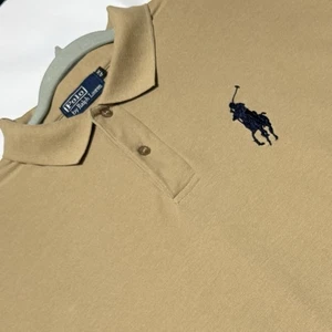 Polo Ralph Lauren Gr. 4X Big Pony Mesh Beige Poloshirt Top - Bild 1 von 7