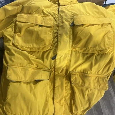 Y2K American Eagle Jacket Mens  XL Yellow Ski Fleece Lined 3 In One Outdoor - Image 1 of 4