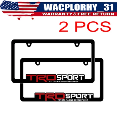 TRD-SPORT-Licencia-Placa-Marcos-Toyota-TRD-Tacoma-Tundra-4Runner-RAV4-Highlander Foto 1 de 4