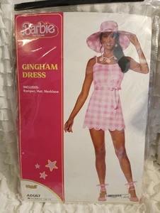 Barbie The Movie Gingham Dress Halloween Costume XL 14-16 - Picture 1 of 6