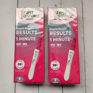FIRST RESPONSE Rapid Result Pregnancy Test - 2 Tests Exp 04-2026 - Picture 1 of 2