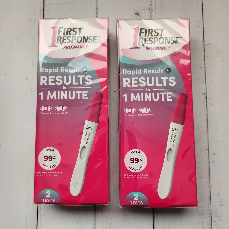 2 1st First Response Pregnancy Tests Rapid Results in 1 Minute