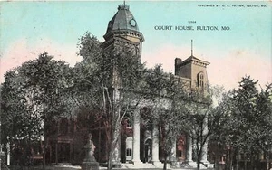 Postal J26/Fulton Missouri c1910 County Court House Building 99 - Imagen 1 de 4