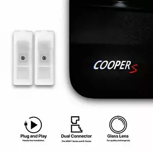 MINI Cooper S LED Door Projector (Pair) for F54 F55 F56 F57 F60 - Picture 1 of 4