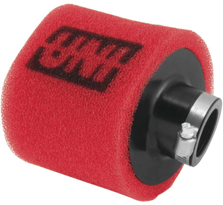 Honda Z50 XR50 CRF50 Uni Air Filter 1" Clamp On Angled Flange Hi Flo Race Filter - Image 1 of 1