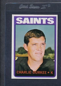 1972 Topps #034 Charlie Durkee Saints NM *739 - Picture 1 of 1