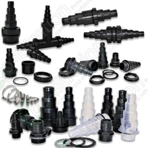 Bomba de estanque/tubo de filtro accesorios de cola de manguera, macho/hembra rosca/conectores de púas - Imagen 1 de 50