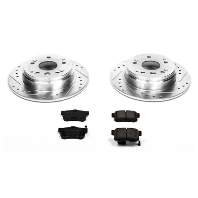 PowerStop Disc Brake Kit Rear - Fits Acura TL 2004-2008, Honda Element 2003-2011 Foto 1 de 4