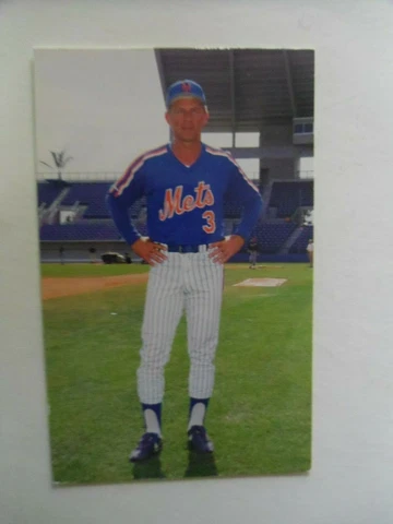 1988-89-NEW YORK METS-Bud Harrelson POSTCARD Cover