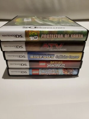 Lote de 5 Jogos para Nintendo DS - Ben 10, Bigfoot, Lego Battles/Chima, ATV Quad Kings - Imagem 1 de 4