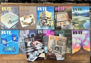 Lot of 12 Byte Magazine - Full 1979 Set - Computers Apple IBM Vintage - Picture 1 of 2