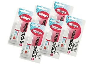 6 x Blistex Intensive Moisturiser Cherry Hydrating SPF15 Lip Balm 6ml Shea Butte - Picture 1 of 1