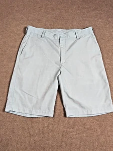Mens Ping Golf Shorts Light Blue Window Pane Flat Front Lightweight Casual 34W - Picture 1 of 7