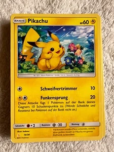 Pokemon Karte Deutsch - Pikachu 14/30 - Picture 1 of 1