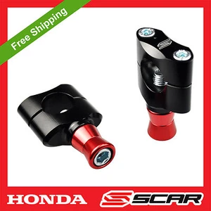 SOLID CONES BAR MOUNTS 22,2 7/8 for STOCK TRIPLE CLAMPS HONDA CR CRF 125 250 450 - Picture 1 of 1