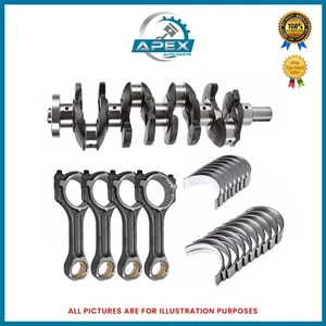 Alloy Steel Crankshaft With Connecting Rod And Bearings for Mazda CX-5 SHY1 2.2DIESEL - Picture 1 of 4